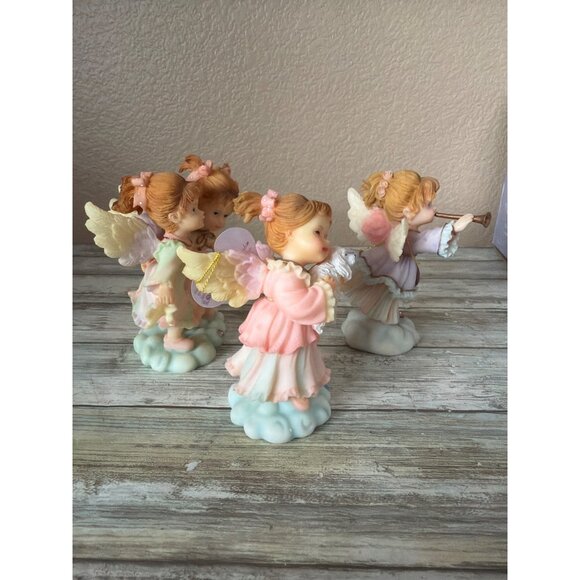 Roman Inc “Loving Thoughts Cherubim” Figurine 3-Pc Lot Emily Best Friends w/Box - Picture 15 of 16